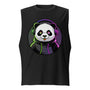 Unisex Muscle Shirt | PANDA MIT KOPFHÖRER