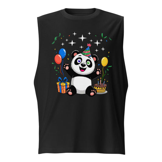 Unisex Muscle Shirt  | Panda Geburtstag