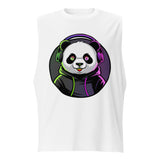 Unisex Muscle Shirt | PANDA MIT KOPFHÖRER 3