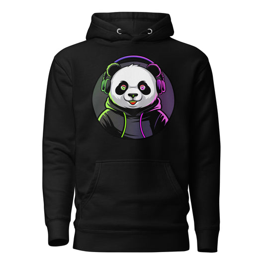 Unisex Hoodie | PANDA MIT KOPFHÖRER