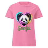 Women’s basic softstyle t-shirt | PANDA SONYA 11