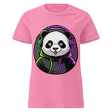 Women’s basic softstyle t-shirt | PANDA MIT KOPFHÖRER 11