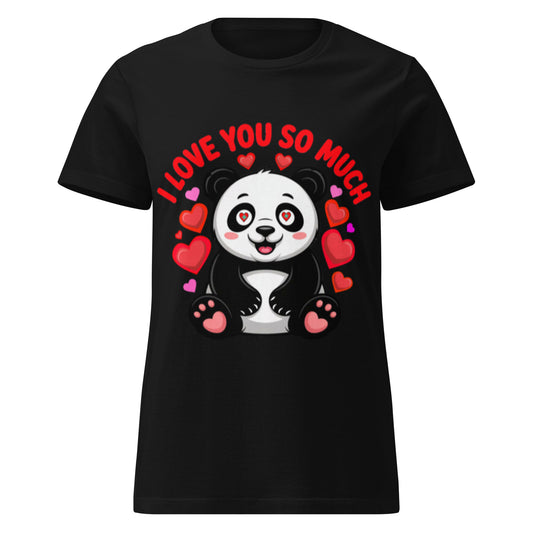 Women’s basic softstyle t-shirt | Panda Liebe