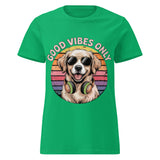Women’s basic softstyle t-shirt  | Hund Good Vibes 9