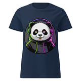 Women’s basic softstyle t-shirt | PANDA MIT KOPFHÖRER 3