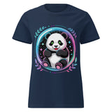 Women’s basic softstyle t-shirt  | PANDA PLANET 3