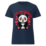 Women’s basic softstyle t-shirt | Panda Liebe 3