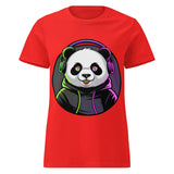 Women’s basic softstyle t-shirt | PANDA MIT KOPFHÖRER 5