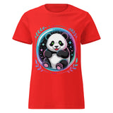 Women’s basic softstyle t-shirt  | PANDA PLANET 5