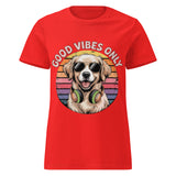 Women’s basic softstyle t-shirt  | Hund Good Vibes 5
