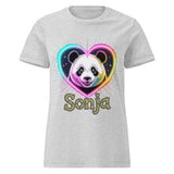 Women’s basic softstyle t-shirt | PANDA SONYA 13