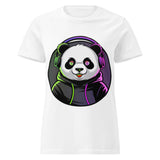 Women’s basic softstyle t-shirt | PANDA MIT KOPFHÖRER 15
