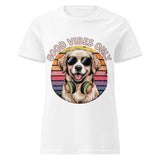 Women’s basic softstyle t-shirt  | Hund Good Vibes 15
