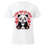 Women’s basic softstyle t-shirt | Panda Liebe 15