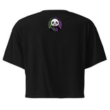 Women’s crop top | PANDA MIT KOPFHÖRER 2