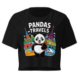 Women’s crop top | PANDA-TRAVELS 1