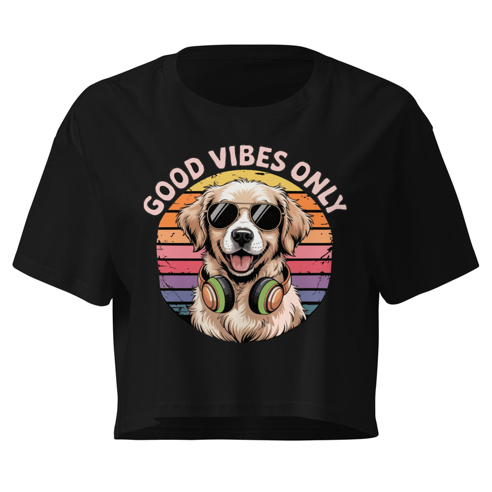 Women’s crop top  | Hund Good Vibes