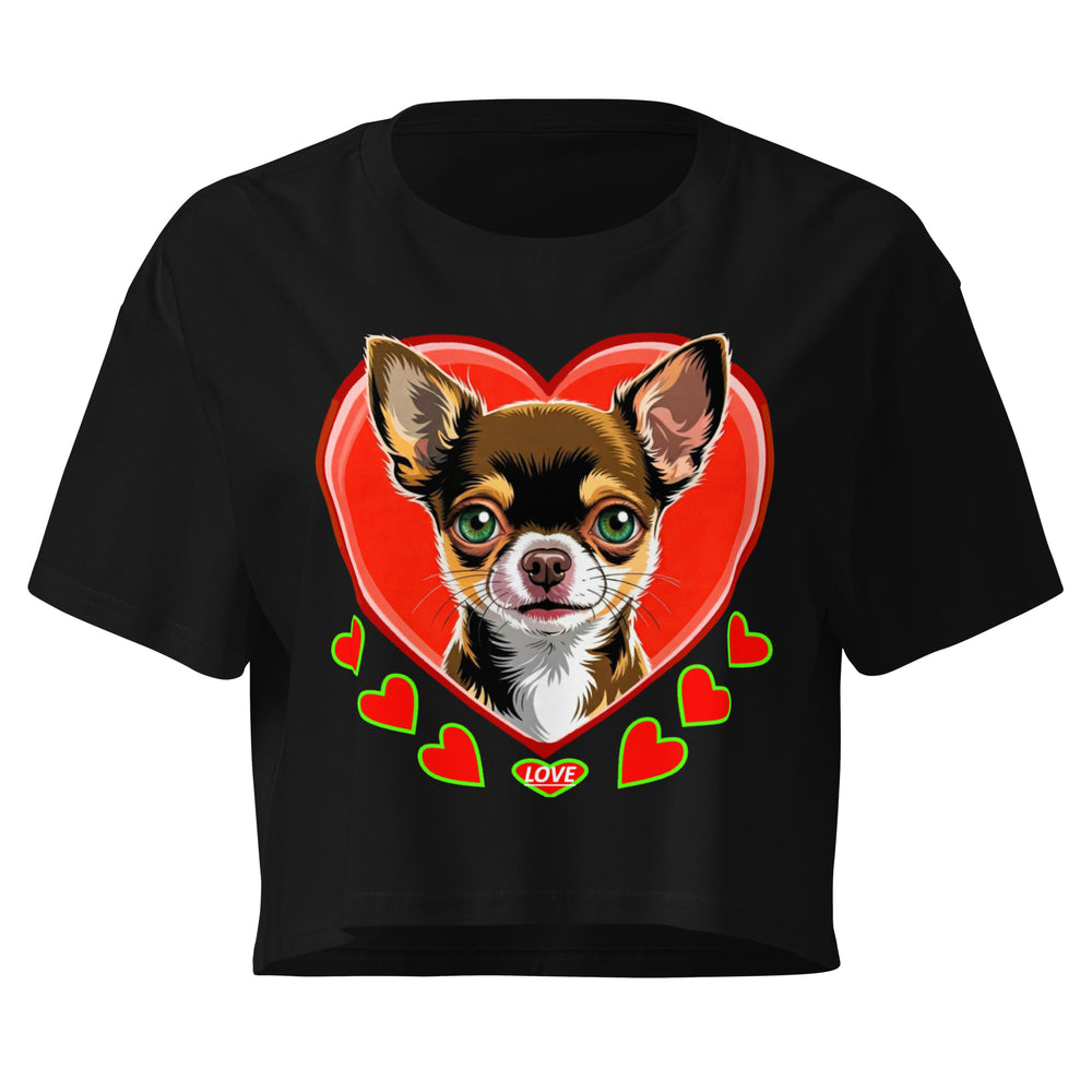 Women’s crop top | DOG LOVE