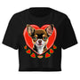 Women’s crop top | DOG LOVE