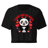 Women’s crop top | Panda Liebe 1