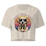 Women’s crop top  | Hund Good Vibes 11
