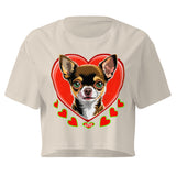 Women’s crop top | DOG LOVE 11