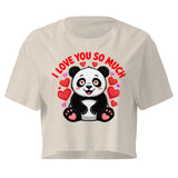 Women’s crop top | Panda Liebe 11