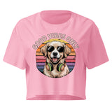 Women’s crop top  | Hund Good Vibes 7