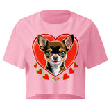 Women’s crop top | DOG LOVE 7
