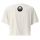 Women’s crop top | PANDA MIT KOPFHÖRER 18