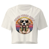 Women’s crop top  | Hund Good Vibes 17