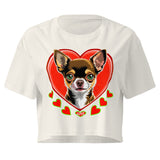 Women’s crop top | DOG LOVE 17