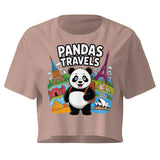 Women’s crop top | PANDA-TRAVELS 3