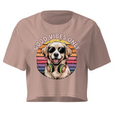 Women’s crop top  | Hund Good Vibes 5