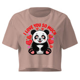 Women’s crop top | Panda Liebe 5
