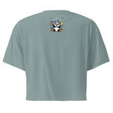 Women’s crop top  | Panda Geburtstag 4