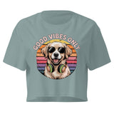 Women’s crop top  | Hund Good Vibes 3