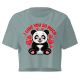 Women’s crop top | Panda Liebe 3