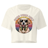 Women’s crop top  | Hund Good Vibes 15