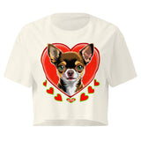 Women’s crop top | DOG LOVE 15