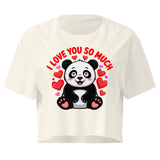 Women’s crop top | Panda Liebe 15
