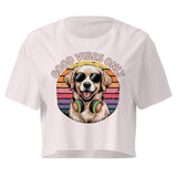 Women’s crop top  | Hund Good Vibes 13