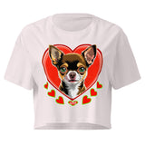 Women’s crop top | DOG LOVE 13