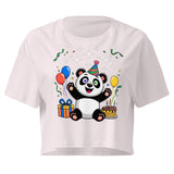 Women’s crop top  | Panda Geburtstag 13
