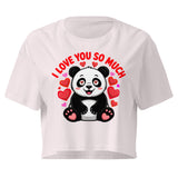 Women’s crop top | Panda Liebe 13