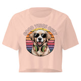 Women’s crop top  | Hund Good Vibes 9