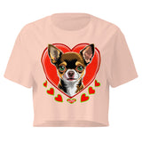 Women’s crop top | DOG LOVE 9