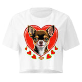 Women’s crop top | DOG LOVE 19