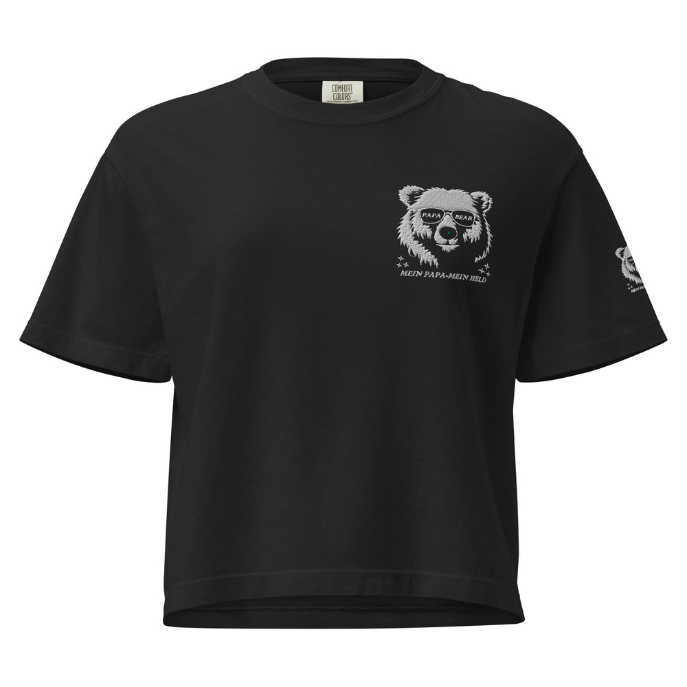 Women’s heavyweight boxy tee | PAPA BEAR