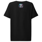 Women’s organic ribbed neck t-shirt | PANDA PLANET 2